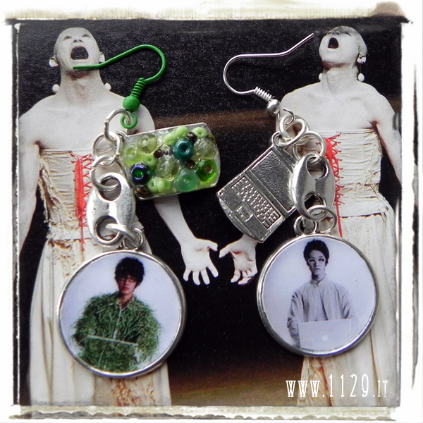 Junichi Takahashi - Whiteface Project orecchini paper earrings mac 1129design